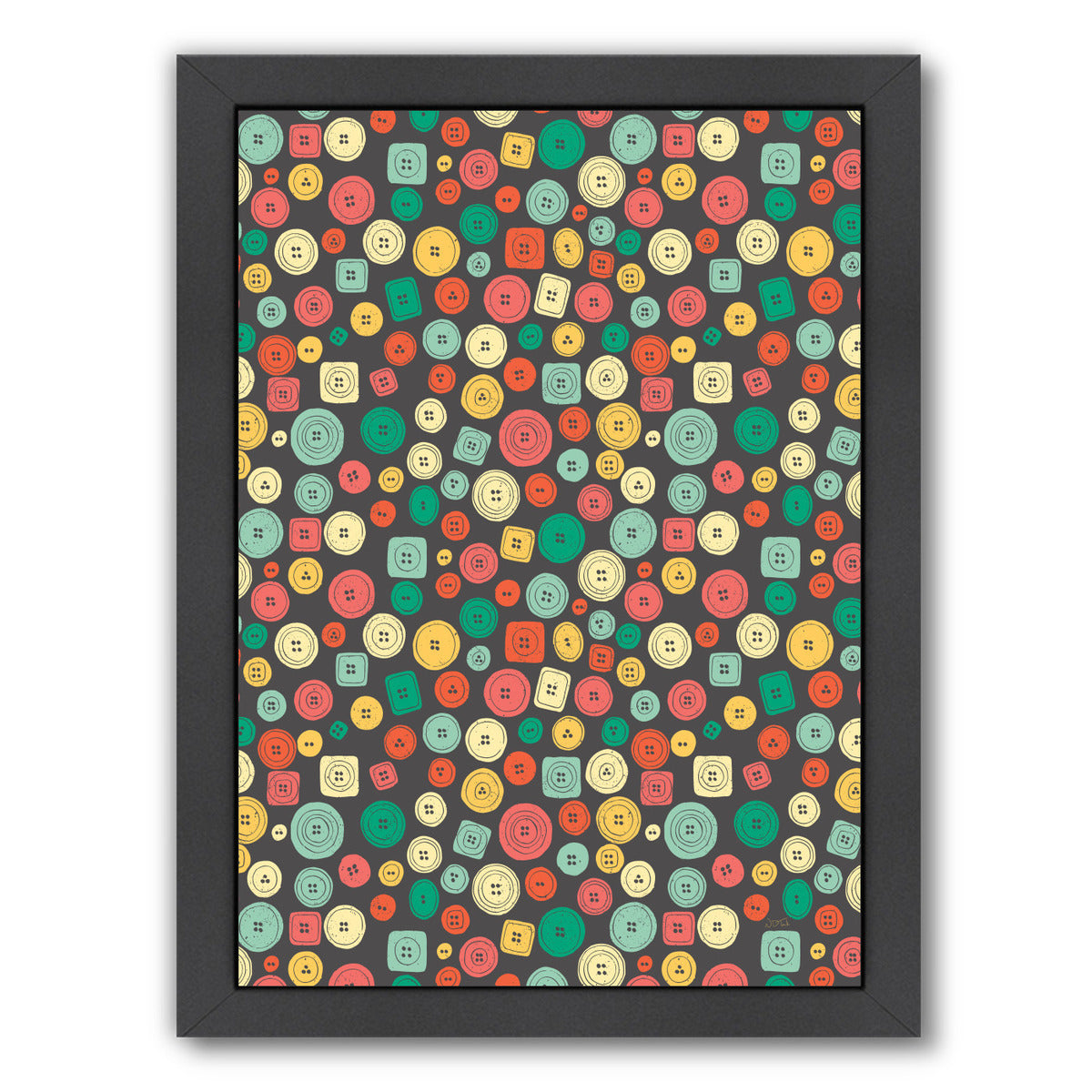 The Other Buttons by NDTank Framed Print - Americanflat