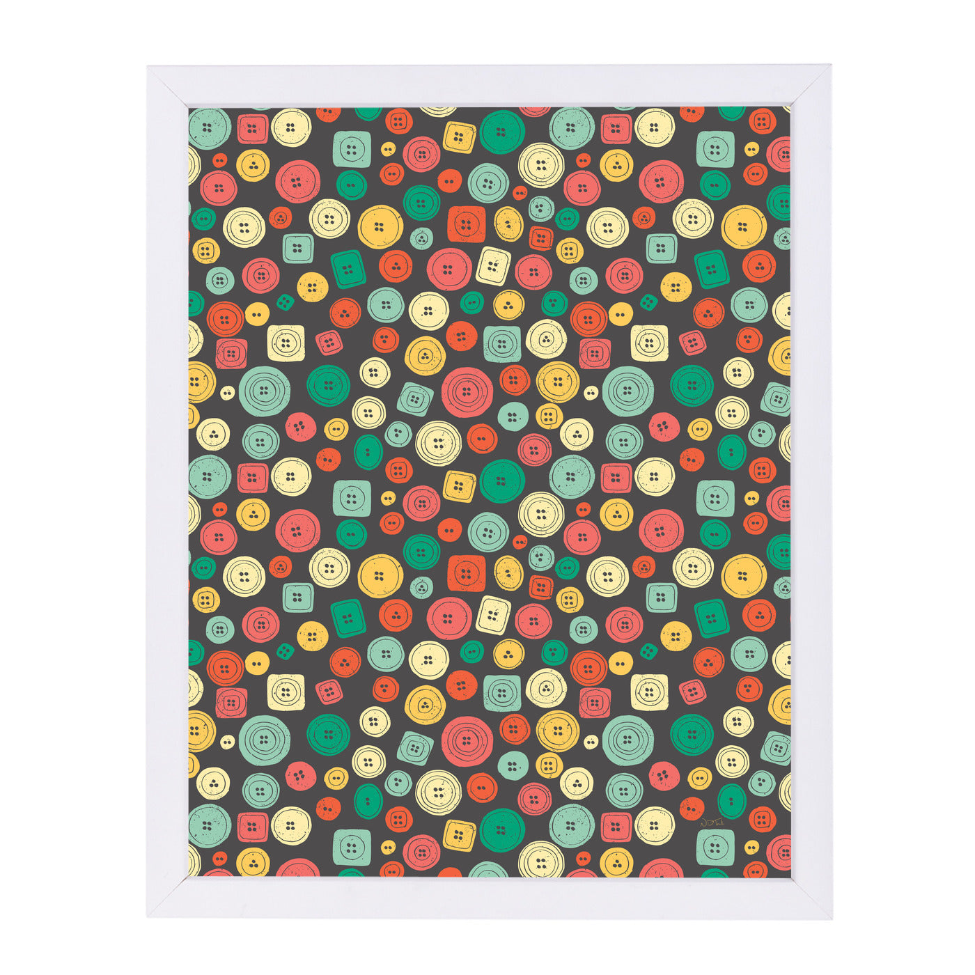 The Other Buttons by NDTank Framed Print - Americanflat
