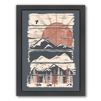 Winter R Pursuits by NDTank Framed Print - Americanflat
