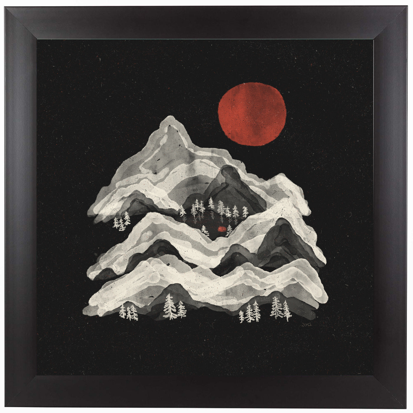 Moon Lake by NDTank Framed Print - Americanflat