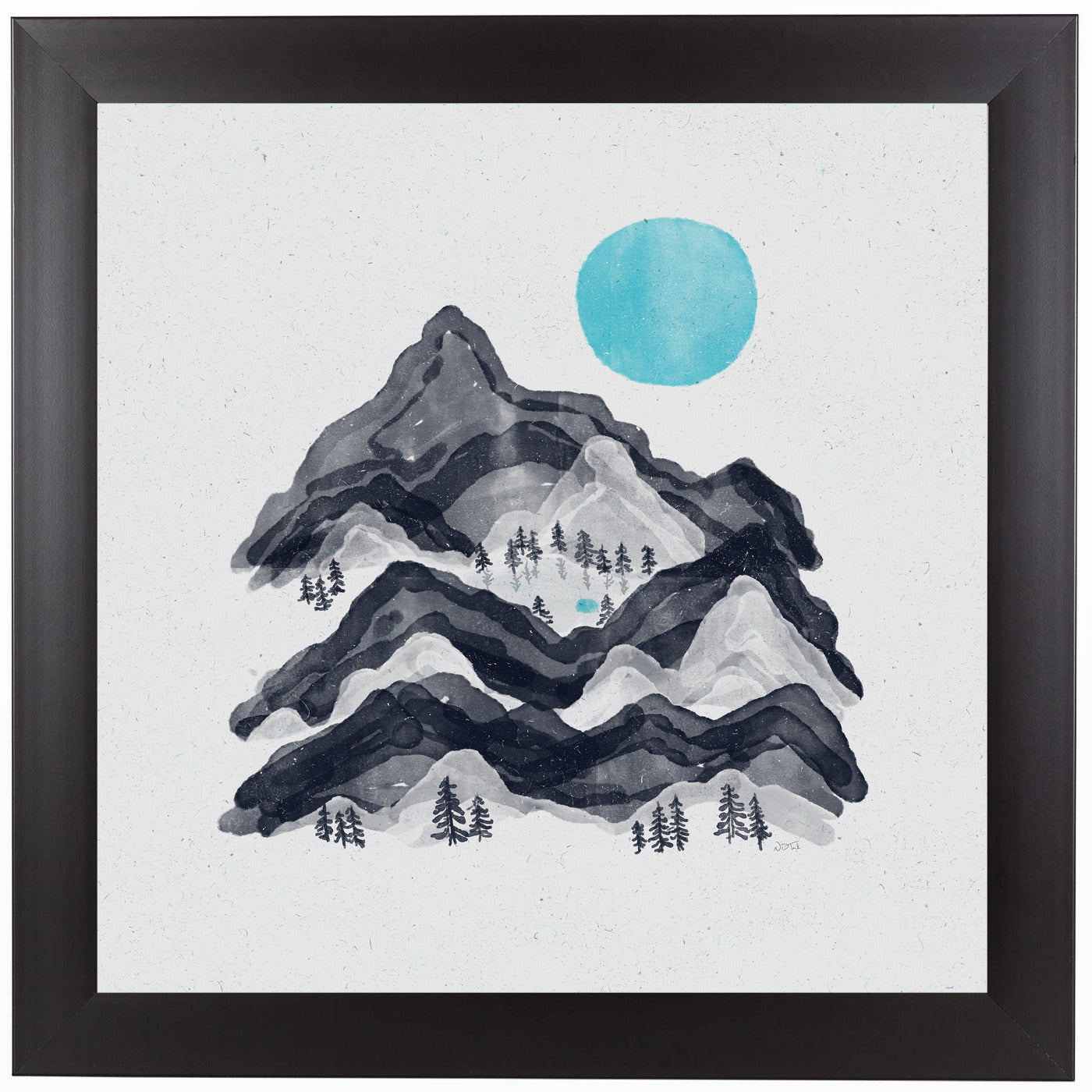 Sun In Moon Lake by NDTank Framed Print - Americanflat