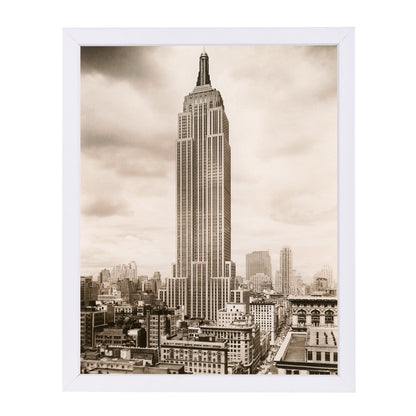 Empire State Building by Found Image Press Framed Print - Americanflat