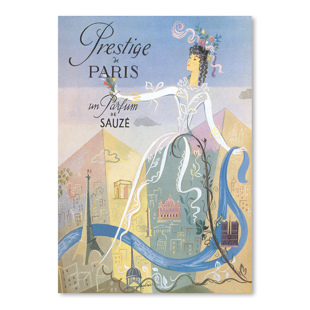 French Perfume Advertisement by Found Image Press Art Print - Art Print - Americanflat