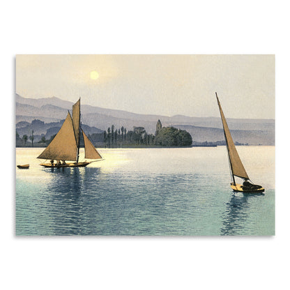 Graceful Sailboats by Found Image Press Art Print - Art Print - Americanflat