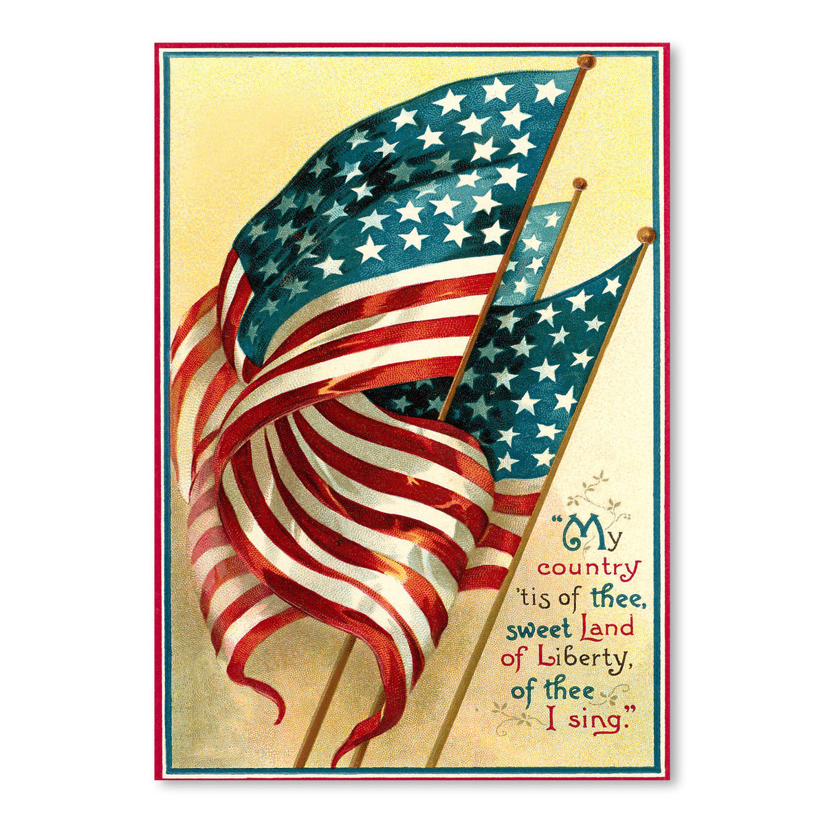 My Country Tis Of Thee by Found Image Press Art Print - Art Print - Americanflat