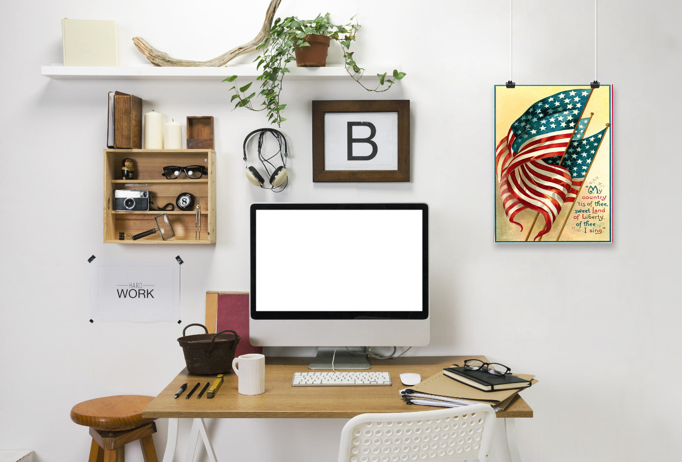 My Country Tis Of Thee by Found Image Press Art Print - Art Print - Americanflat