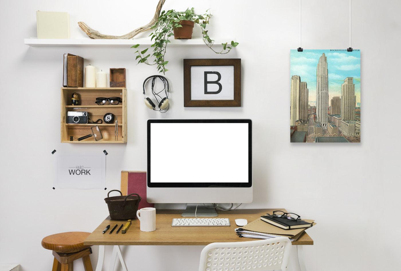 Rockefeller Center by Found Image Press Art Print - Art Print - Americanflat