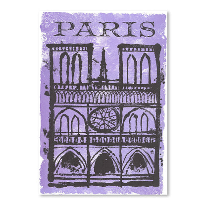 Travel Poster For Paris by Found Image Press Art Print - Art Print - Americanflat