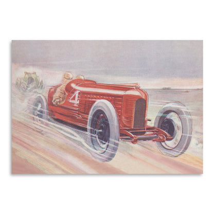 Vintage Racing Car 1 by Found Image Press Art Print - Art Print - Americanflat