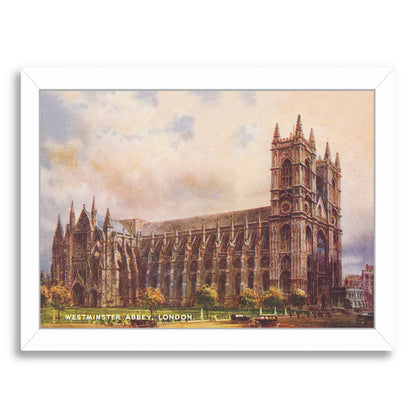 Westminster Abbey London by Found Image Press Framed Print - Americanflat