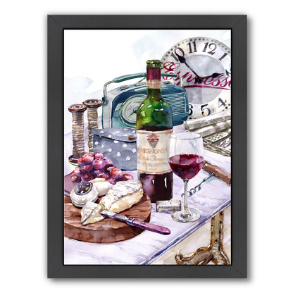 Cheese & Wine by Harrison Ripley Framed Print - Americanflat