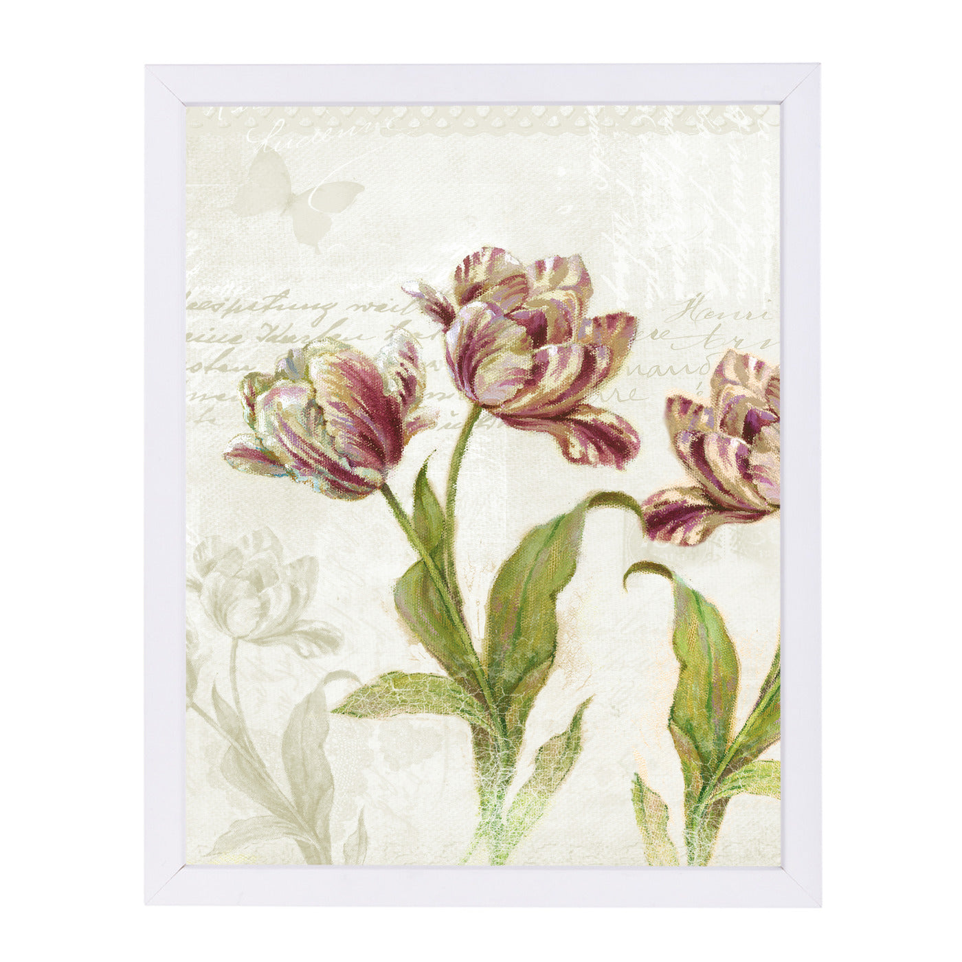 Vintage Tulips by Harrison Ripley Framed Print - Americanflat