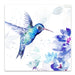 Blue Hummingbird Floral by Harrison Ripley Art Print - Art Print - Americanflat