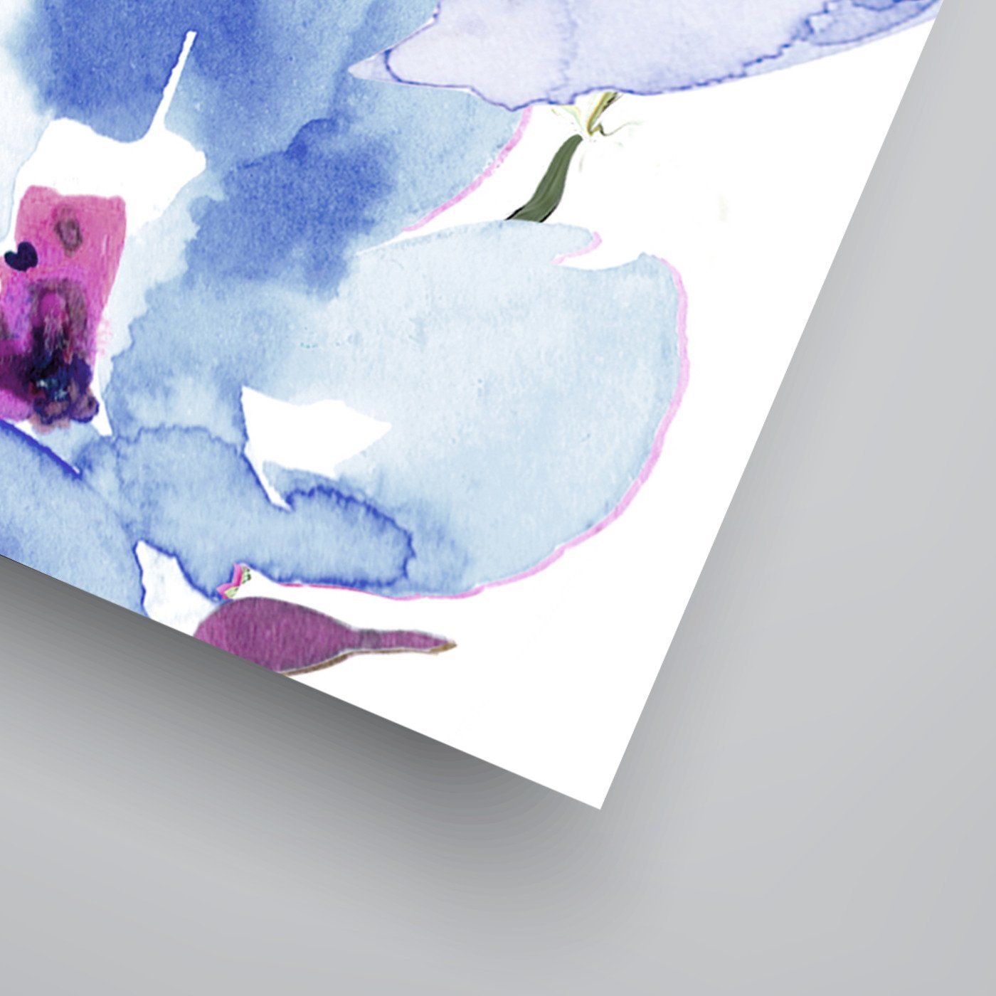 Blue Hummingbird Floral by Harrison Ripley Art Print - Art Print - Americanflat