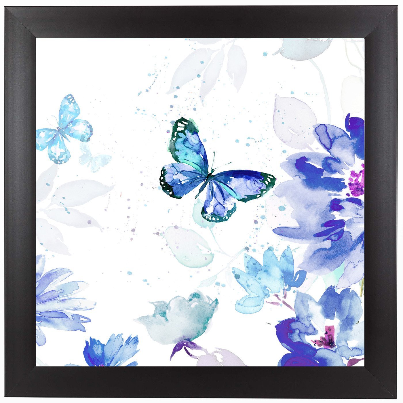 Butterflies In Blue by Harrison Ripley Framed Print - Americanflat
