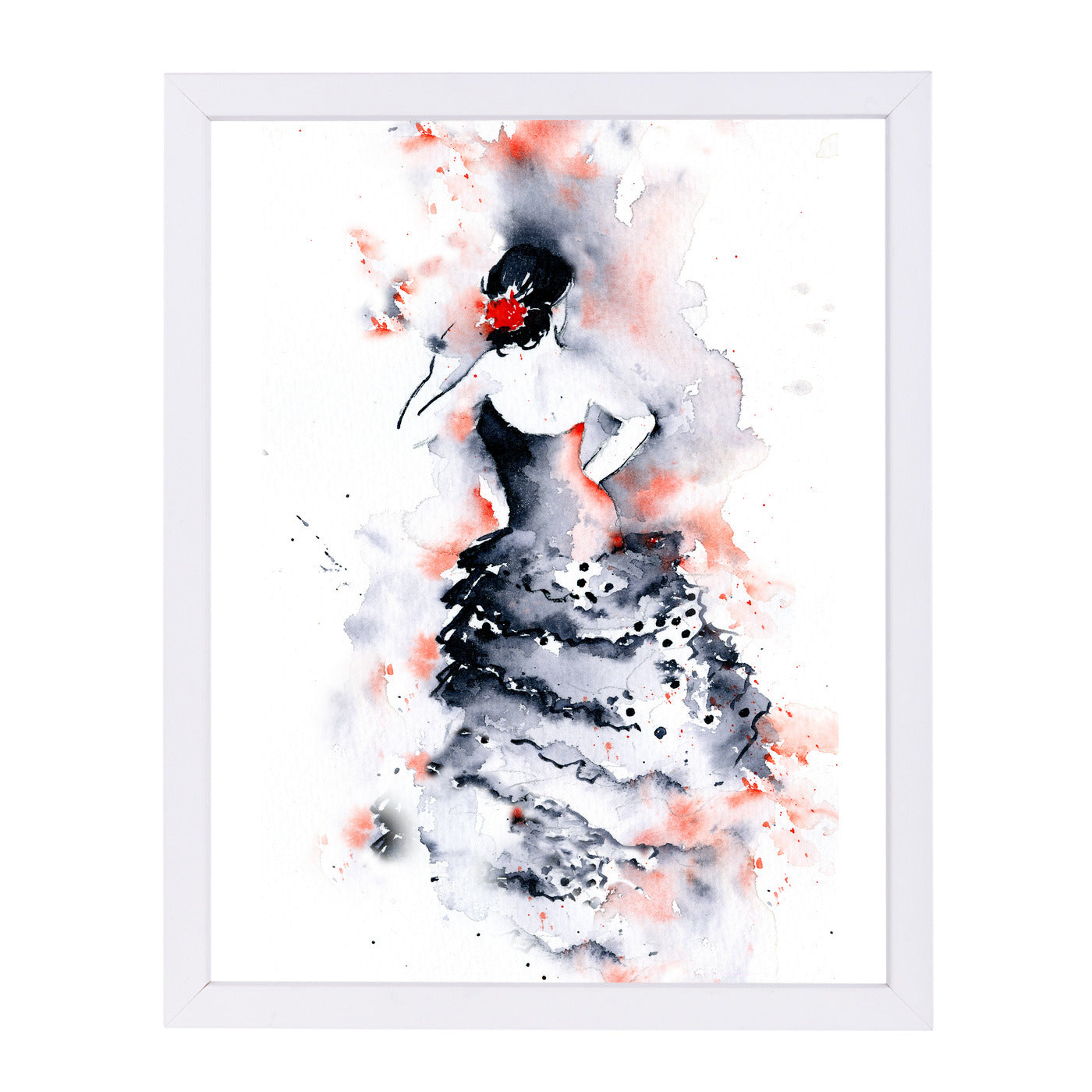 Flamenco 1 by Rachel McNaughton Framed Print - Americanflat
