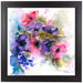 Anemones In Blue And White Vase by Rachel McNaughton Framed Print - Americanflat