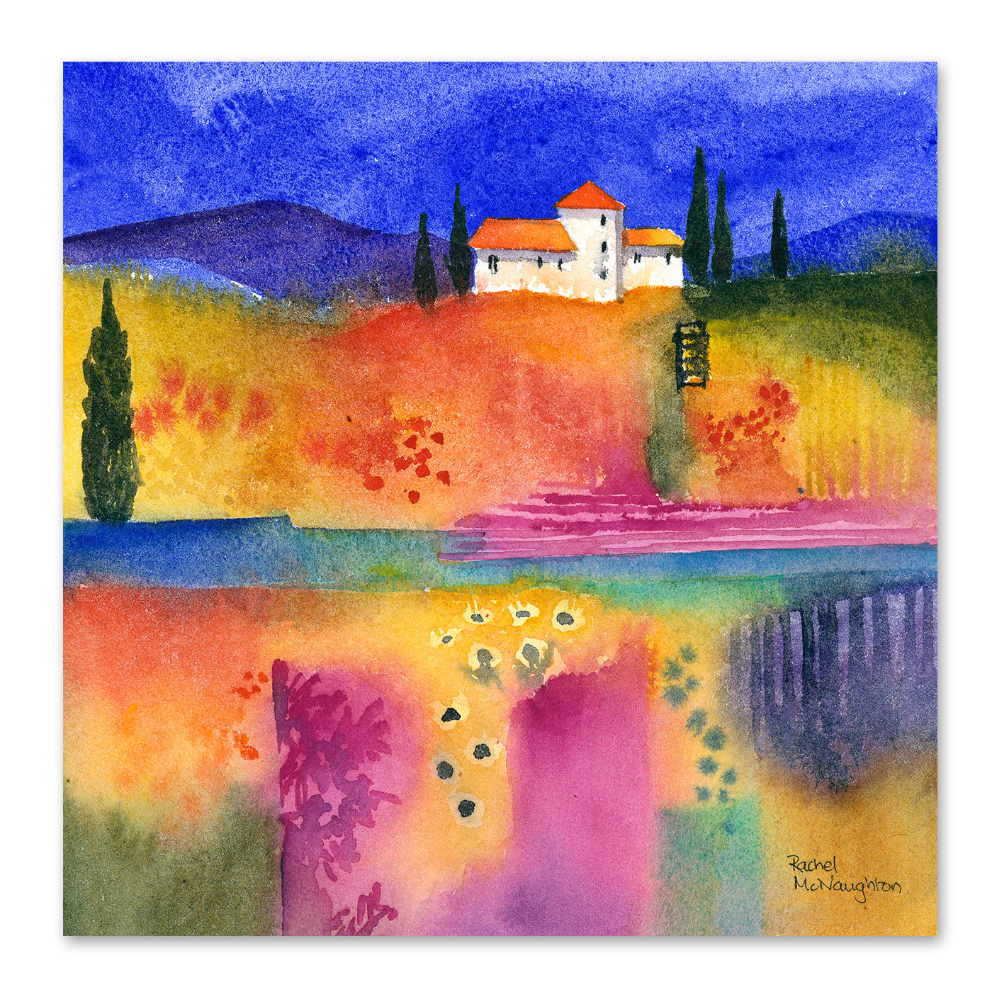 Flowery Fields by Rachel McNaughton Art Print - Art Print - Americanflat