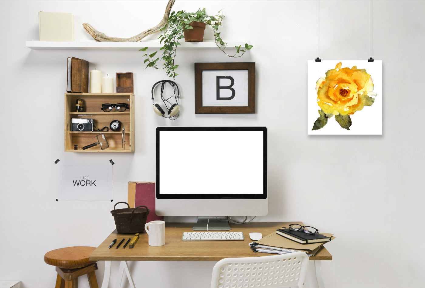 Yellow Rose by Rachel McNaughton Art Print - Art Print - Americanflat