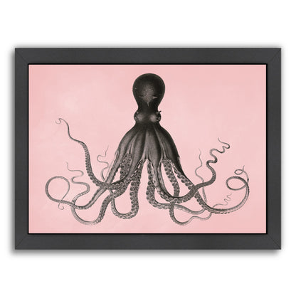 Mil Pink Choco Octopus by Coastal Print & Design Framed Print - Americanflat