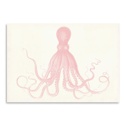 Quartz Pink Octopus by Coastal Print & Design Art Print - Art Print - Americanflat