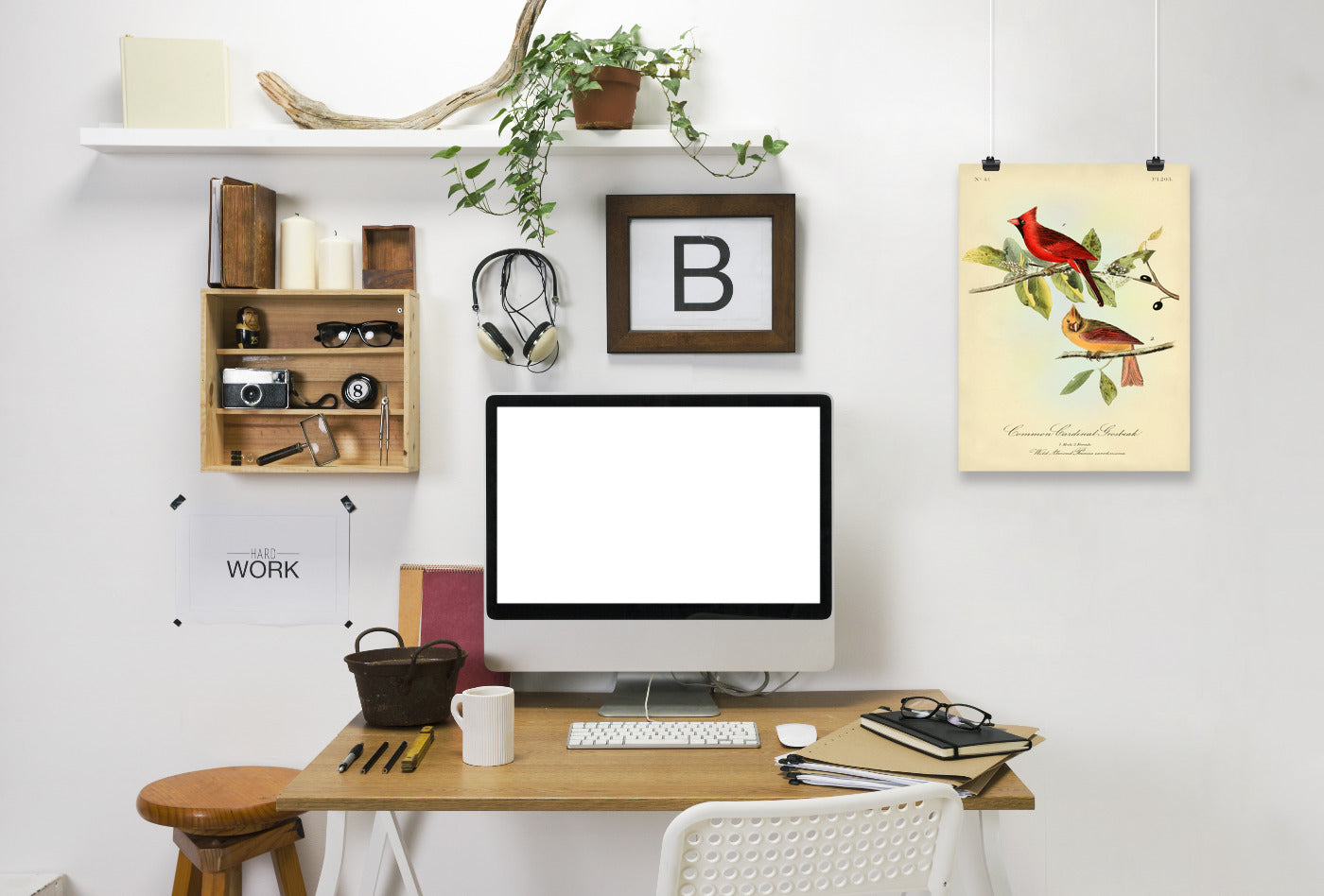 Red Cardinal by Coastal Print & Design Art Print - Art Print - Americanflat