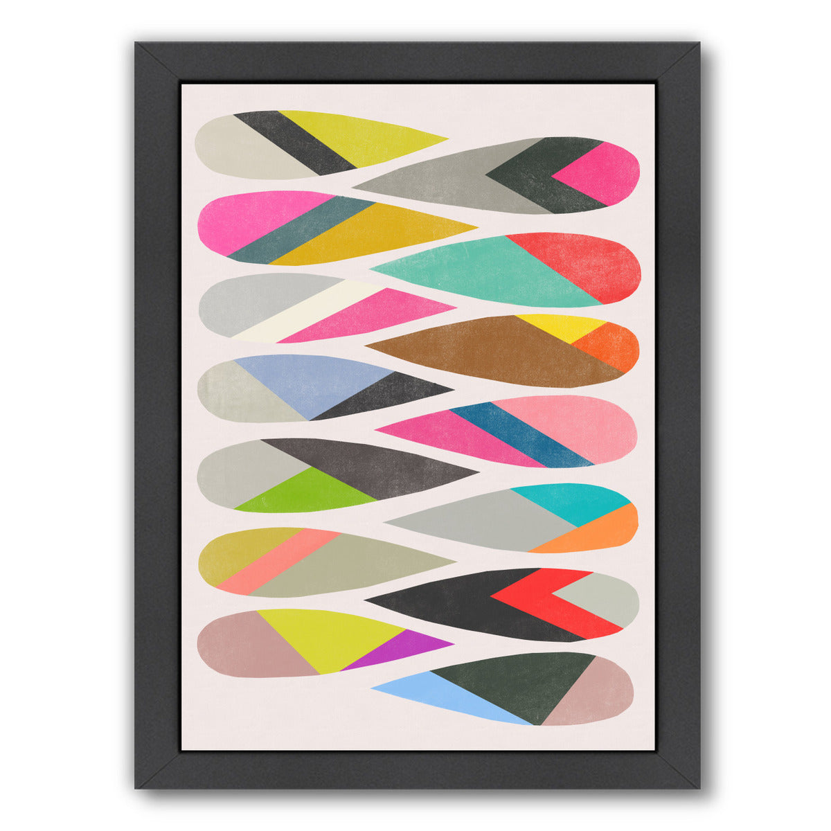 Harmony 3 by Garima Dhawan Black Framed Print - Americanflat