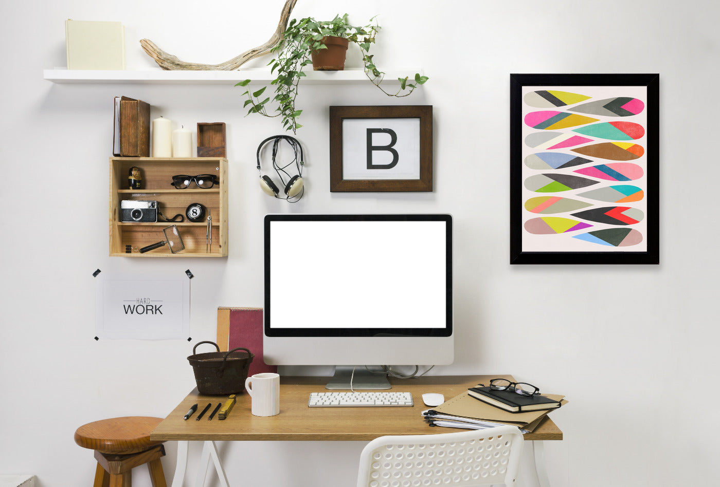 Harmony 3 by Garima Dhawan Black Framed Print - Americanflat