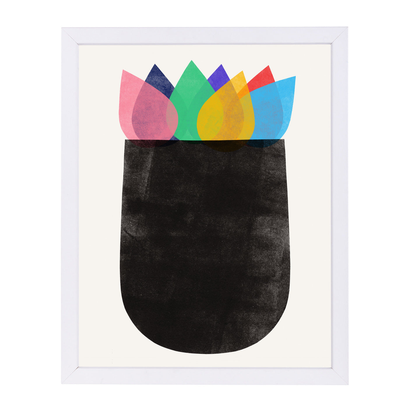 Vase Study 1 by Garima Dhawan White Framed Print - Americanflat