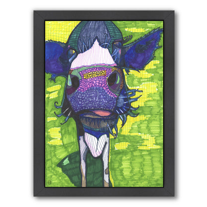 Cow In Face by Solveig Studio Framed Print - Americanflat