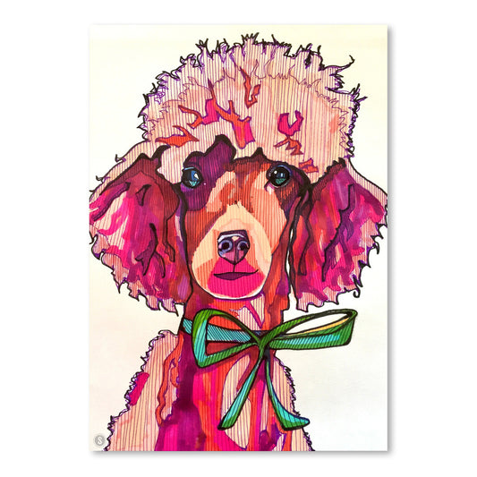 Poodle Paris by Solveig Studio Art Print - Art Print - Americanflat