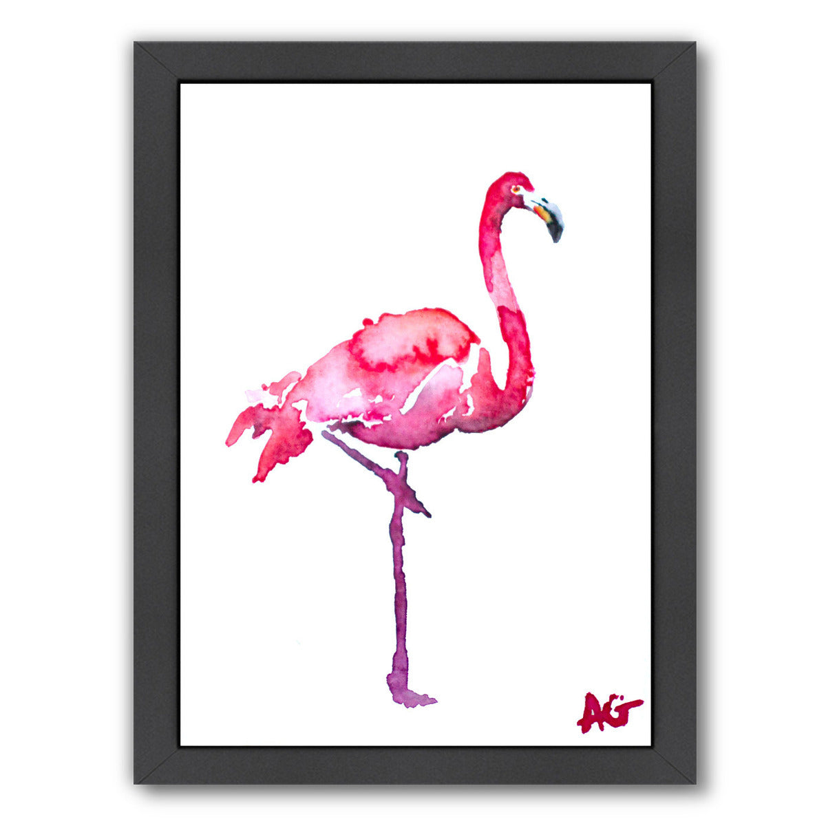 Flamingo by Allison Gray Framed Print - Americanflat