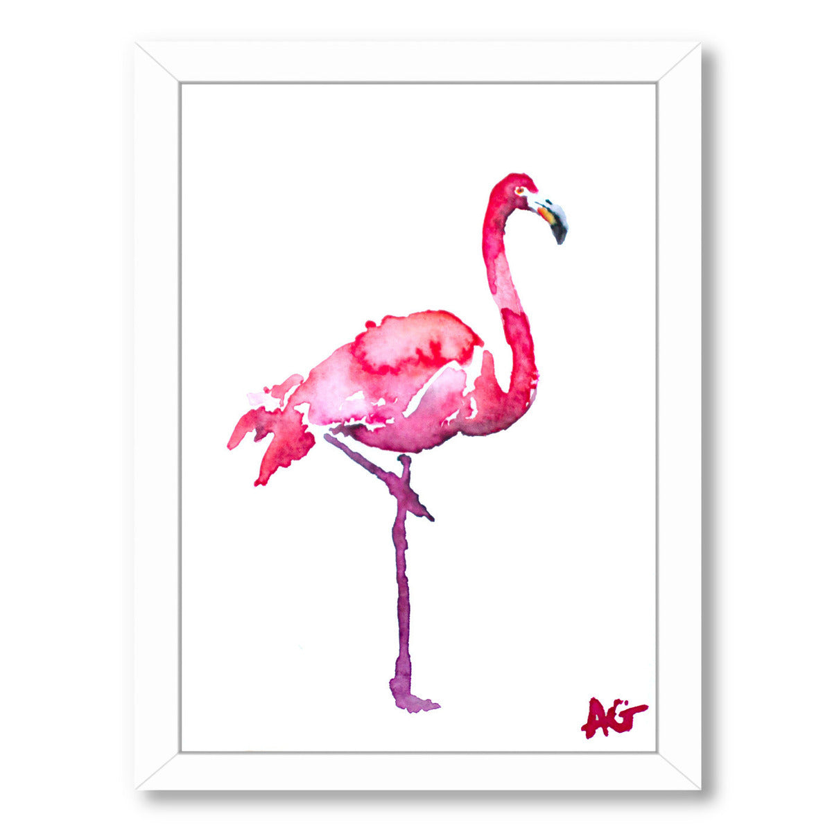 Flamingo by Allison Gray Framed Print - Americanflat