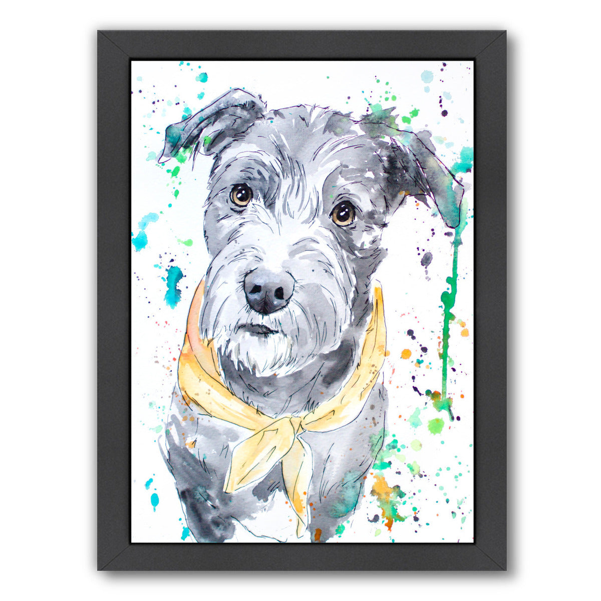 Terrier by Allison Gray Framed Print - Americanflat