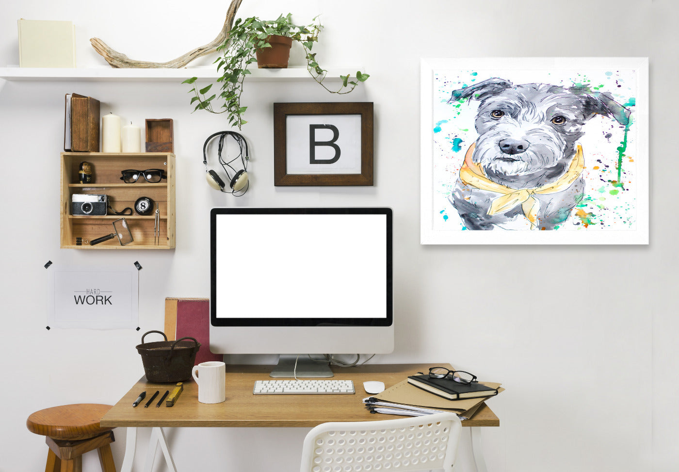 Terrier by Allison Gray Framed Print - Americanflat