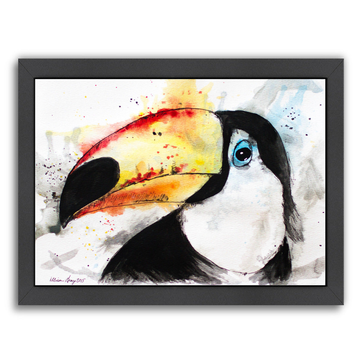 Toucan by Allison Gray Framed Print - Americanflat