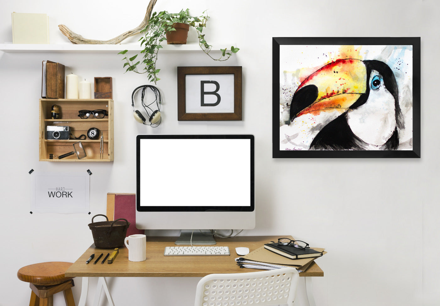Toucan by Allison Gray Framed Print - Americanflat