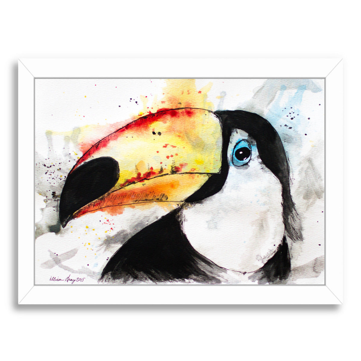 Toucan by Allison Gray Framed Print - Americanflat