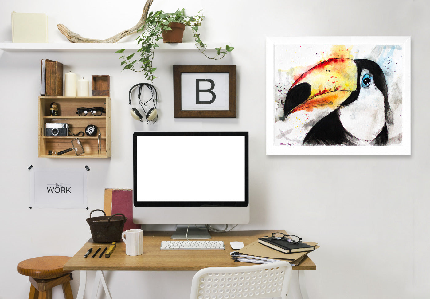 Toucan by Allison Gray Framed Print - Americanflat