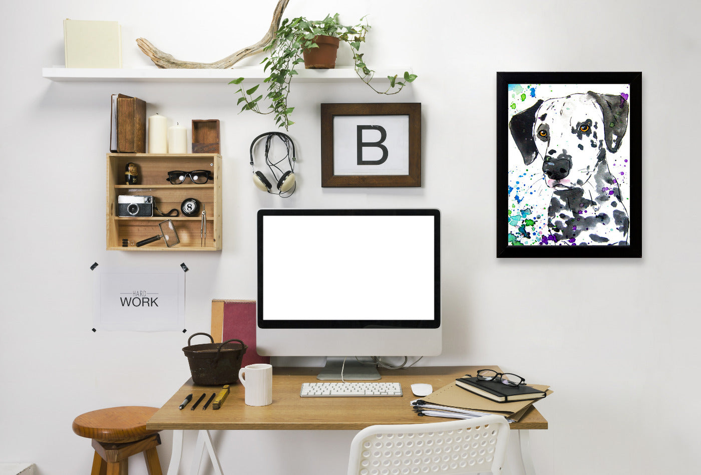 Dalmatian by Allison Gray Framed Print - Americanflat