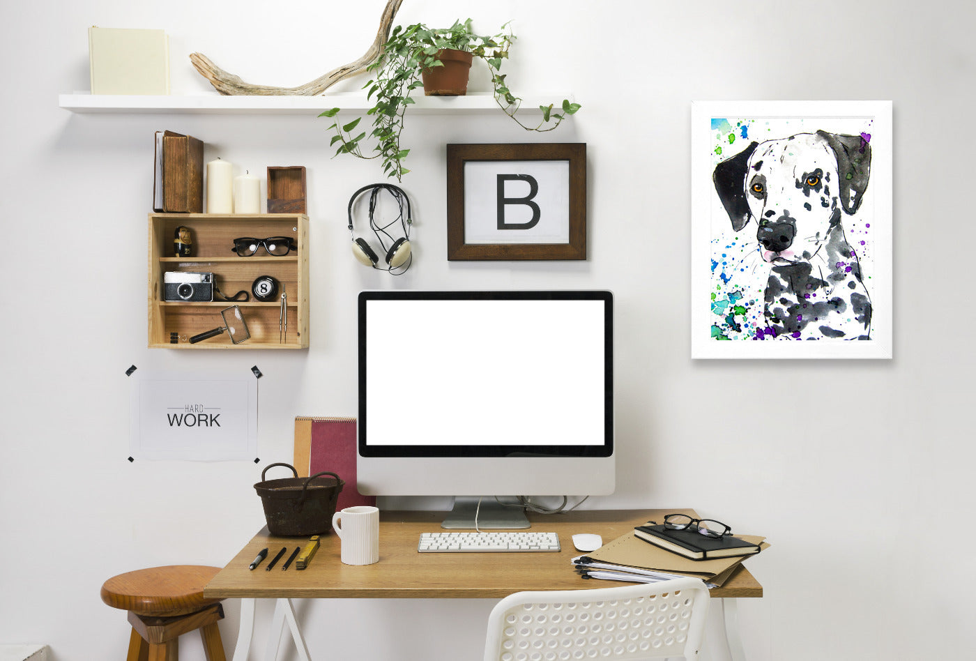 Dalmatian by Allison Gray Framed Print - Americanflat