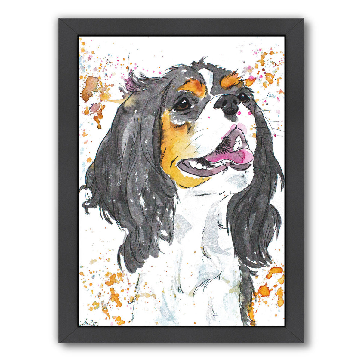 King Charles by Allison Gray Framed Print - Americanflat