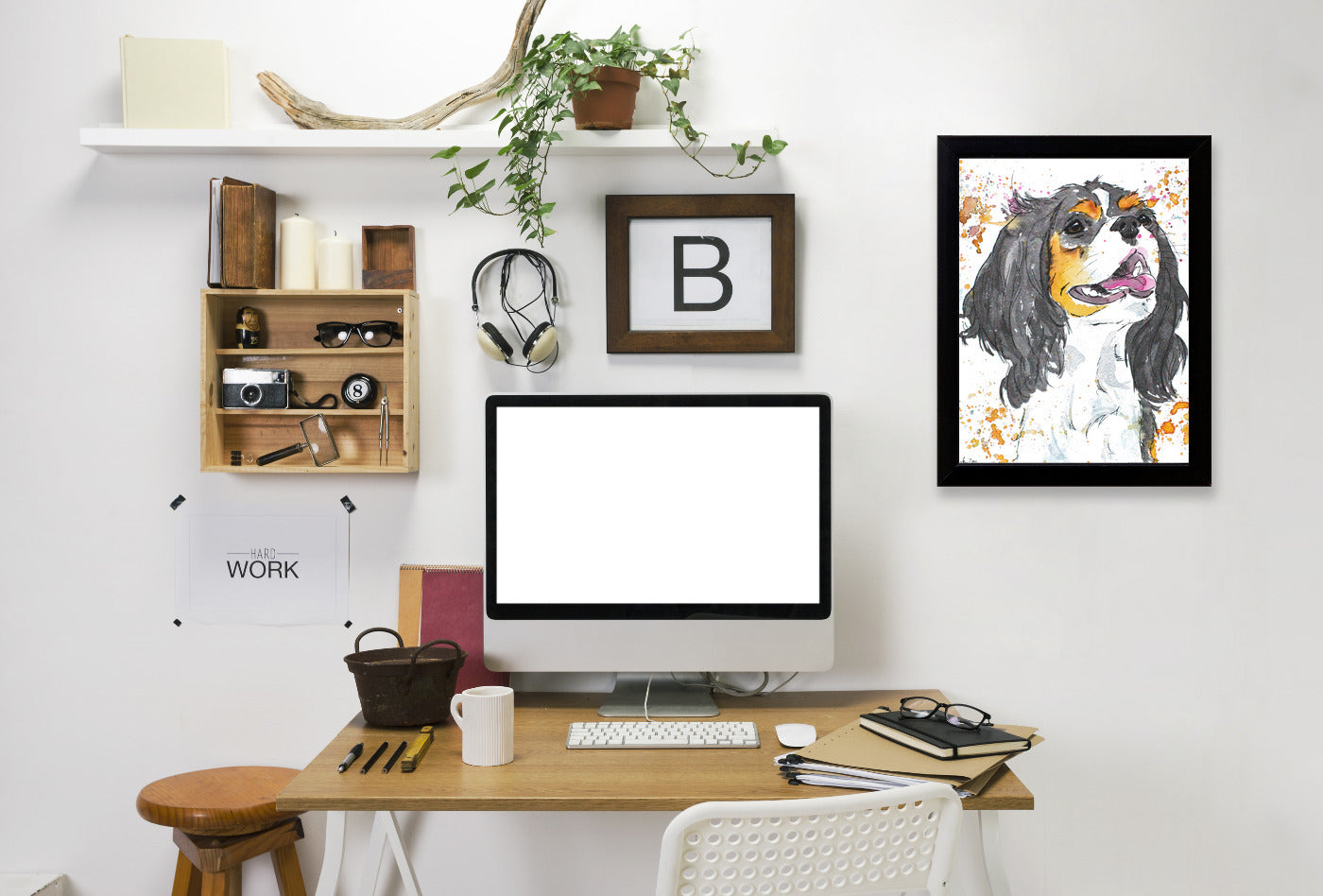 King Charles by Allison Gray Framed Print - Americanflat