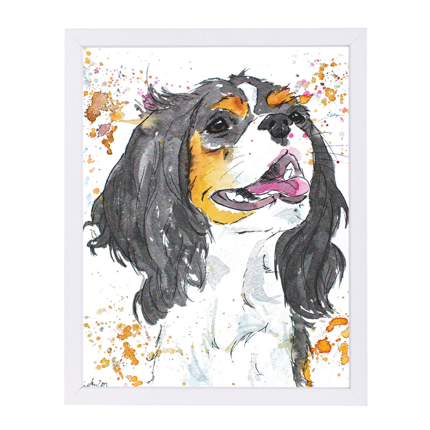 King Charles by Allison Gray Framed Print - Americanflat