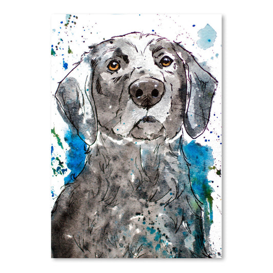 Water Loving Lab by Allison Gray Art Print - Art Print - Americanflat