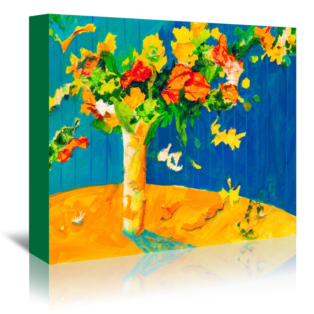 Flowers Set Free by Sunshine Taylor Wrapped Canvas - Wrapped Canvas - Americanflat