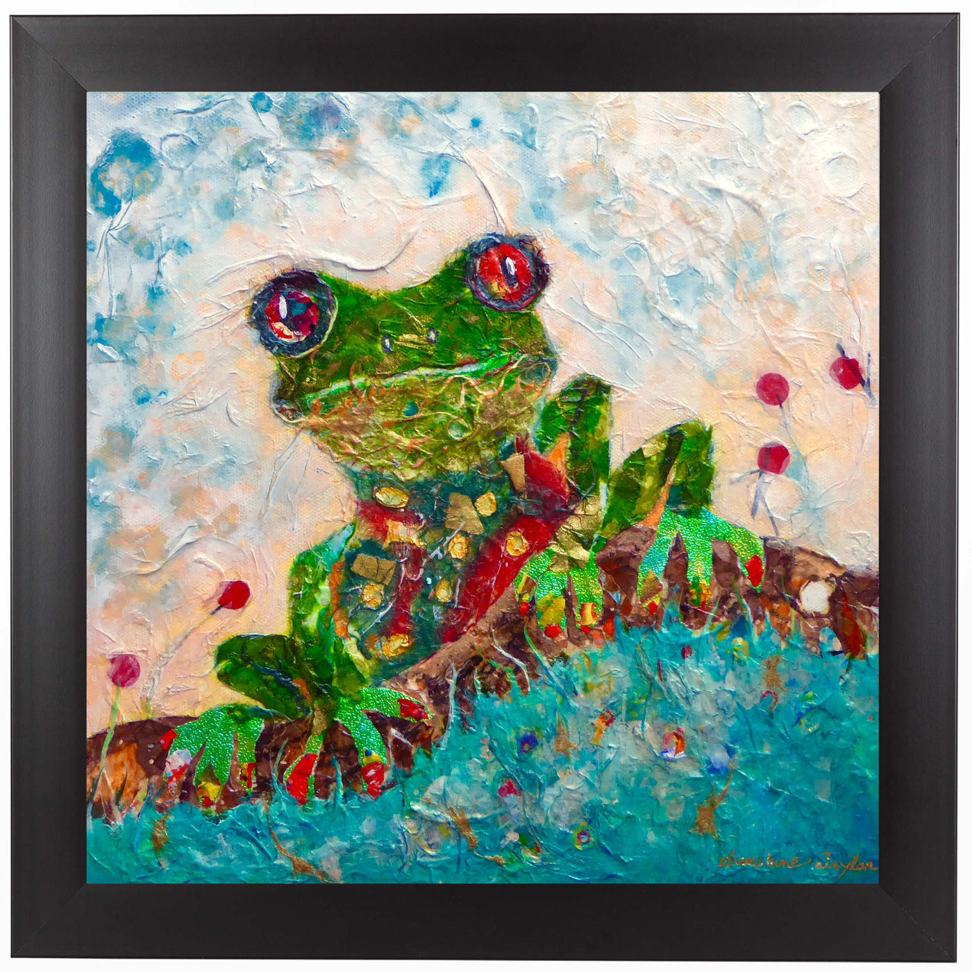 Frog by Sunshine Taylor Framed Print - Americanflat