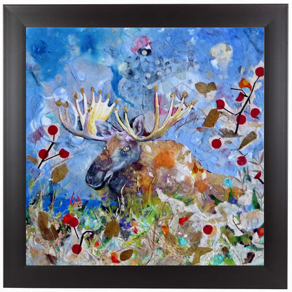 Moose by Sunshine Taylor Framed Print - Americanflat