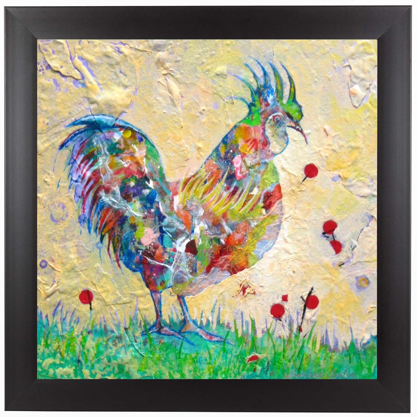 Rooster 2 by Sunshine Taylor Framed Print - Americanflat