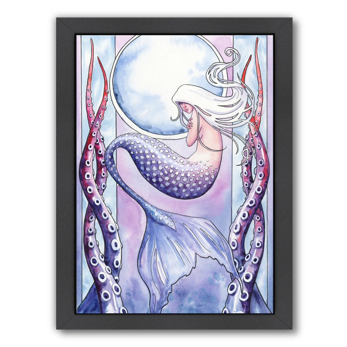 Deep Sea Mermaid by Sam Nagel Framed Print - Americanflat